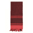 Rothco Lightweight Shemagh Tactical Desert Scarves, Red/Black, 4537-RedBlack