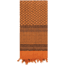 Rothco Lightweight Shemagh Tactical Keffiyeh Scarf, Black/Orange, 4537-BlackOrange