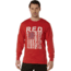 Rothco Long Sleeve R.E.D. Remember Everyone Deployed Athletic Fit T-Shirt - Mens, Red, Large, 11820-Red-L