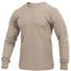 Rothco Long Sleeve Solid T-Shirt, Desert Sand, XL, 8597-DesertSand-XL