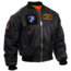 Rothco MA-1 Flight Jacket with Patches, Sage Green, Small, 7240-SageGreen-S