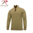 Rothco 3-Button Sweater With Suede Accents, Khaki, 2XL, 3805-Khaki-2XL