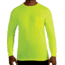 Rothco Moisture Wicking Long Sleeve Pocket T-Shirt - Mens, Safety Green, Small, 11221-S
