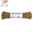 Rothco Nylon Type III Paracord, 500lb, Coyote Brown, 50ft, 391-CoyoteBrown-50
