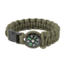 Rothco Paracord Compass Bracelet, Olive Drab, 7, 958-OliveDrab-7Inches