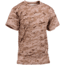 Rothco Polyester Performance T-Shirt, Mens, Desert Digital Camo, Medium, 44040-021