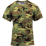 Rothco Polyester Performance T-Shirt, Mens, Woodland Camo, Extra Large, 44010-401
