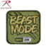 Rothco Beast Mode Patch With Hook Back, 1869