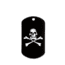 Rothco Screen Printed Dog Tags, 8594-SkullandCrossbones