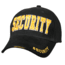 Rothco Security Deluxe Low Profile Cap, Black/Gold, 9490-BlackGold