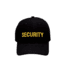 Rothco Security Supreme Low Profile Insignia Cap, Black/Gold, 9284-BlackGold