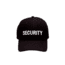 Rothco Security Supreme Low Profile Insignia Cap, Black/White, 9282-BlackWhite