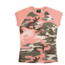 Rothco Short Sleeve Camo Raglan T-Shirt, Subdued Pink Camo, XL, 8079-SubduedPinkCamo-XL