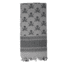 Rothco Skulls Shemagh Tactical Desert Scarf, Grey, 8539-Grey