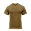 Rothco Solid Color 100% Cotton T-Shirt, Brown, Small, 7848-Brown-S
