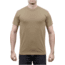 Rothco Solid Color Poly/Cotton Military T-Shirt, Khaki, Small, 6763-Khaki-S