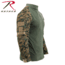 Rothco Tactical Airsoft Combat Shirt, Woodland Digital Camo, Extra Small, 45030-WoodlandDigitalCamo-XS