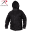 Rothco Tactical Zip Up Hoodie, Black, Small, 2507-Black-S