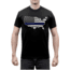 Rothco Thin Blue Line America Map T-Shirt, Small, 1851-S