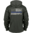 Rothco Thin Blue Line Concealed Carry Hoodie, Grey, XL, 52075-Grey-XL