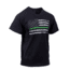 Rothco Thin Green Line Distressed Flag T-Shirt, 3XL, 2695-3XL