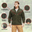 Rothco Trailsman Sherpa Fleece Jacket, Olive Drab, S, 96625-OliveDrab-S