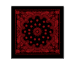 Rothco Trainmen Bandana, Black/Red, 4043-BlackRed