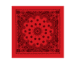 Rothco Trainmen Bandana, Red/Black, 4057-RedBlack