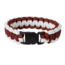 Rothco Two-Tone Paracord Bracelet, Maroon/White, 9, 942-MaroonWhite-9Inches