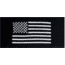 Rothco US Flag Embroidered Fine Knit Watch Cap - Mens, Black/White, One Size, 57877-BlackWhite