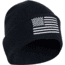 Rothco US Flag Embroidered Fine Knit Watch Cap - Mens, Black/White, One Size, 57877-BlackWhite