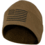 Rothco US Flag Embroidered Fine Knit Watch Cap - Mens, Coyote Brown, One Size, 57866-CoyoteBrown