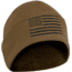 Rothco US Flag Embroidered Fine Knit Watch Cap - Mens, Coyote Brown, One Size, 57866-CoyoteBrown