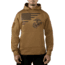 Rothco US Flag / USMC Eagle / Globe &amp; Anchor Concealed Carry Hoodie - Mens, Coyote Brown, Extra Large, 41670-CoyoteBrown-XL