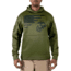 Rothco US Flag / USMC Eagle / Globe &amp; Anchor Concealed Carry Hoodie - Mens, Olive Drab, Extra Large, 41680-OliveDrab-XL