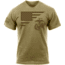 Rothco US Flag / USMC Eagle / Globe &amp; Anchor T Shirt - Mens, Coyote Brown, Medium, 54280-CoyoteBrown-M