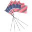 Rothco US Stick Flag, 6 Pieces, 15224-SixPieces