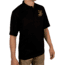 Rothco USMC Eagle, Globe &amp; Anchor Moisture Wicking Polo Shirt - Mens, Black, Small, 76960-S