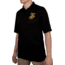 Rothco USMC Eagle, Globe &amp; Anchor Moisture Wicking Polo Shirt - Mens, Black, Small, 76960-S