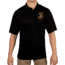 Rothco USMC Eagle, Globe &amp; Anchor Moisture Wicking Polo Shirt - Mens, Black, Small, 76960-S