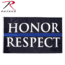 Rothco Honor &amp; Respect Thin Blue Line Flag, 3' X 5', 1451