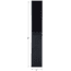Rothco Web Keeper Straps, 4 Pack, Black, 1318-Black
