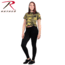 Rothco Womens Camo Crop Top, Stinger Yellow Camo, L, 1944-StingerYellowCamo-L