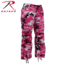 Rothco Paratrooper Colored Camo Fatigues - Women's, Pink Camo, Extra Small, 3781-PinkCamo-XS