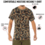 Rothco X Bear Archery Fred Camo Moisture Wicking T-Shirt, Camo, Large, 613902036055
