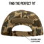 Rothco X Bear Archery Fred Camo Tactical Operator Cap, Camo, 613902036109