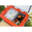 RovR Products RollR 60 Cooler w/ Wagon Bin, Desert, 852490007706