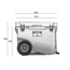RovR Products RollR 60 Cooler w/ Wagon Bin, Moss, 852490007713