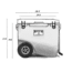 RovR Products RollR 80 Cooler w/ Wagon Bin, Moss, 852490007751