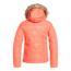 Roxy American Pie Solid Jacket - Girls, 8, Living Coral Aztec Spirit Emboss, Small, ERGTJ03085-MJL4-8/S
